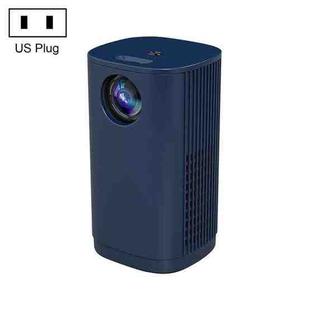 T1 480x360 800 Lumens Portable Mini LED Projector, Specification:US Plug(Blue)