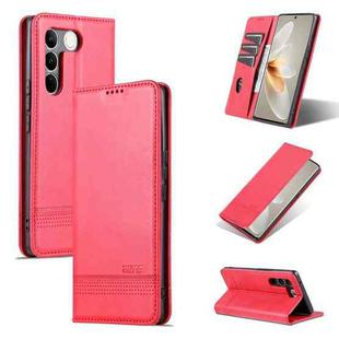 For vivo S16 / S16 Pro AZNS Magnetic Calf Texture Flip Leather Phone Case(Red)