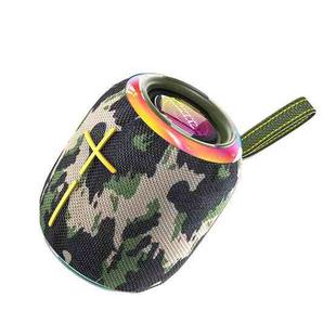 HOPESTAR P35 mini 10W Outdoor IPX7 Waterproof TWS Bluetooth Speaker(Camouflage)