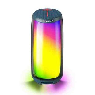 HOPESTAR P49 Tone Pulse RGB Light Waterproof Bluetooth Speaker(Blue)