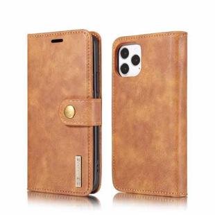 For iPhone 12 Pro Max DG.MING Crazy Horse Texture Detachable Magnetic Leather Case(Brown)
