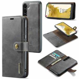 For Samsung Galaxy S23+ 5G DG.MING Crazy Horse Texture Detachable Magnetic Leather Case(Grey)