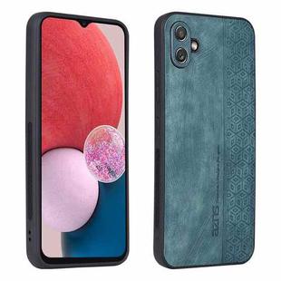 For Samsung Galaxy A04e AZNS 3D Embossed Skin Feel Phone Case(Dark Green)