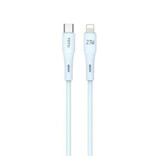 TOTU BPD-013 Skin Sense Series Type-C to 8 Pin Silicone Fast Charging Data Cable, Length:1m(Blue)