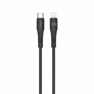 TOTU BPD-013 Skin Sense Series Type-C to 8 Pin Silicone Fast Charging Data Cable, Length:2m(Black)