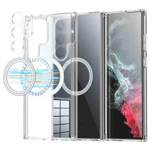 For Samsung Galaxy S23 Ultra 5G Transparent Frosted MagSafe Phone Case