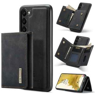 For Samsung Galaxy S23+ 5G DG.MING M1 Series 3-Fold Multi Card Wallet  Phone Case(Black)