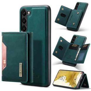 For Samsung Galaxy S23+ 5G DG.MING M2 Series 3-Fold Multi Card Bag + Phone Case(Green)