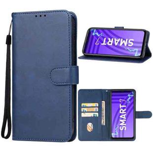 For Infinix Smart 7 India Leather Phone Case(Blue)