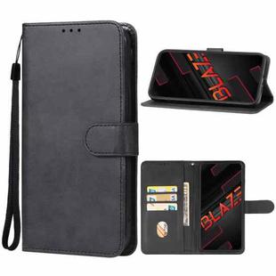 For Lava Blaze Leather Phone Case(Black)