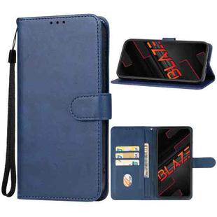For Lava Blaze Leather Phone Case(Blue)