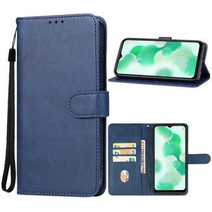 For Lava Blaze 5G Leather Phone Case(Blue)