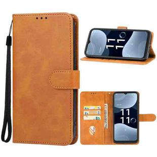 For Lava Blaze Nxt Leather Phone Case(Brown)