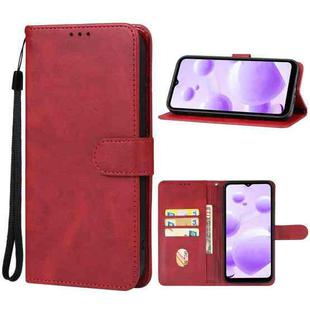 For Lava Yuva 2 Pro Leather Phone Case(Red)