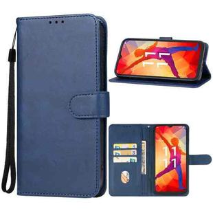 For Lava Yuva Pro Leather Phone Case(Blue)