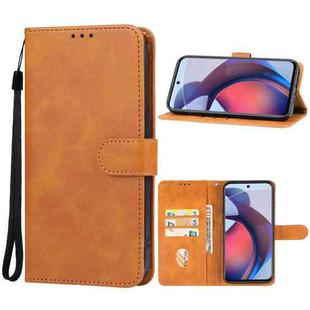 For Motorola Moto G Stylus 5G 2023 Leather Phone Case(Brown)