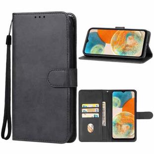 For Samsung Galaxy A24 4G Leather Phone Case(Black)