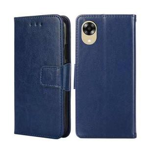 For OPPO A17k Crystal Texture Leather Phone Case(Royal Blue)