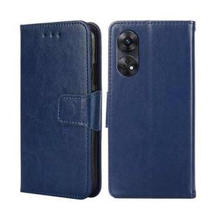 For OPPO Reno8 T 4G Crystal Texture Leather Phone Case(Royal Blue)