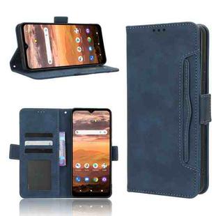 For AT&T Motivate Max U668AA Skin Feel Calf Texture Card Slots Leather Phone Case(Blue)