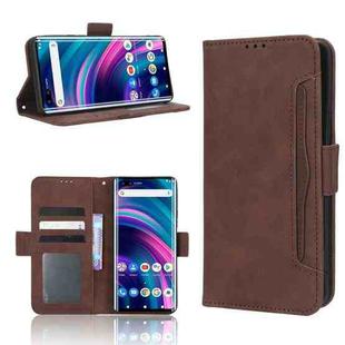 For BLU Bold N2 Skin Feel Calf Texture Card Slots Leather Phone Case(Brown)