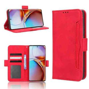 For Motorola Moto X40 Pro Skin Feel Calf Texture Card Slots Leather Phone Case(Red)