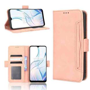 For Realme C30 / C30s Foreign Skin Feel Calf Texture Card Slots Leather Phone Case(Pink)