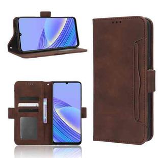 For TCL 40 SE Skin Feel Calf Texture Card Slots Leather Phone Case(Brown)