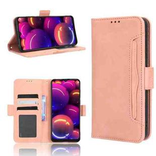 For TCL 305i Skin Feel Calf Texture Card Slots Leather Phone Case(Pink)
