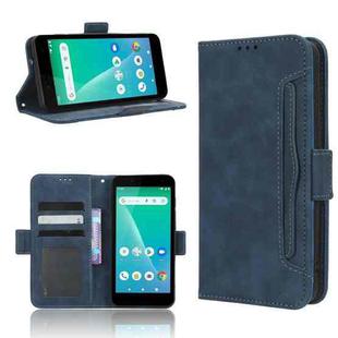 For Unimax UMX U696CL Skin Feel Calf Texture Card Slots Leather Phone Case(Blue)