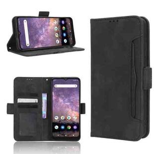 For Wiko Voix U616A Skin Feel Calf Texture Card Slots Leather Phone Case(Black)