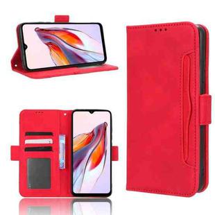 For Xiaomi Redmi 12C / 11A Skin Feel Calf Texture Card Slots Leather Phone Case(Red)