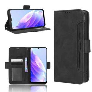 For Blackview A52 Skin Feel Calf Texture Card Slots Leather Phone Case(Black)