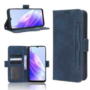 For Blackview A52 Skin Feel Calf Texture Card Slots Leather Phone Case(Blue)