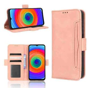 For Ulefone Note 14 Skin Feel Calf Texture Card Slots Leather Phone Case(Pink)