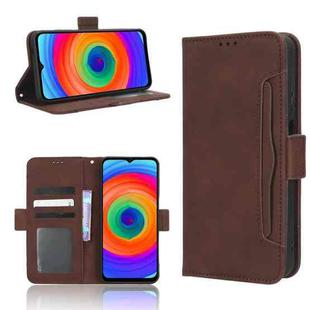 For Ulefone Note 14 Skin Feel Calf Texture Card Slots Leather Phone Case(Brown)