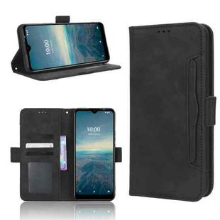 For Vodafone Smart V22 Skin Feel Calf Texture Card Slots Leather Phone Case(Black)