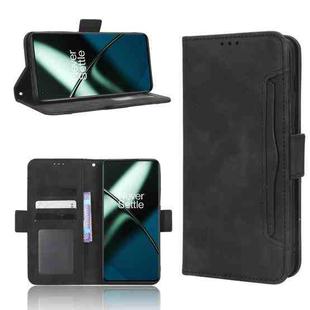 For OnePlus 11 5G Skin Feel Calf Texture Card Slots Leather Phone Case(Black)