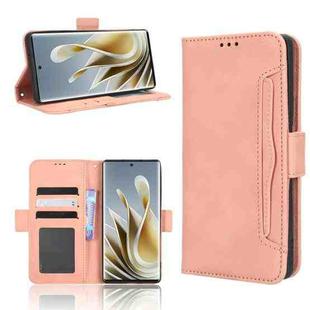 For ZTE nubia Z50 Skin Feel Calf Texture Card Slots Leather Phone Case(Pink)