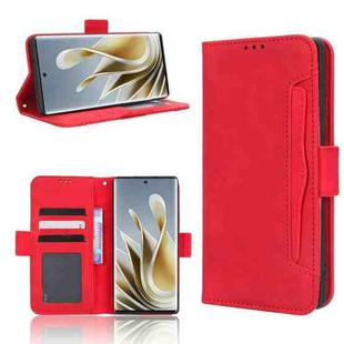 For ZTE nubia Z50 Skin Feel Calf Texture Card Slots Leather Phone Case(Red)