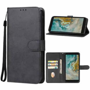 For Nokia C02 Leather Phone Case(Black)