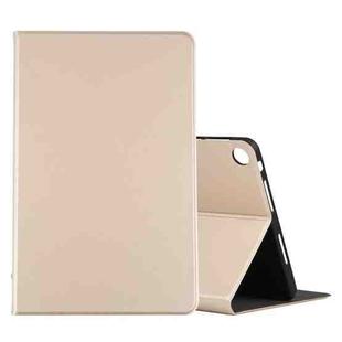 For Huawei MatePad SE 10.4 2023 Voltage Elastic Texture Flip Leather Tablet Case(Gold)