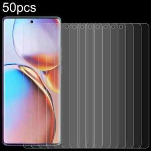 For Motorola Edge 40 Pro 50pcs 0.26mm 9H 2.5D Tempered Glass Film