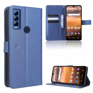 For AT&T Motivate Max U668AA Diamond Texture Leather Phone Case(Blue)
