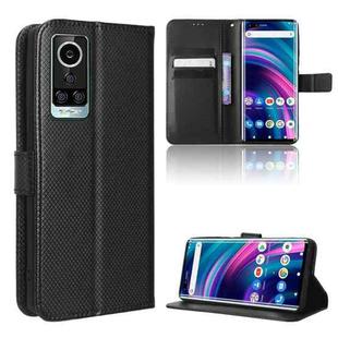 For BLU Bold N2 Diamond Texture Leather Phone Case(Black)