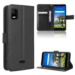 For AT&T Calypso 3 U328AA Diamond Texture Leather Phone Case(Black)