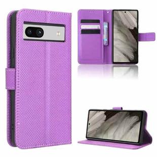 For Google Pixel 7a Diamond Texture Leather Phone Case(Purple)