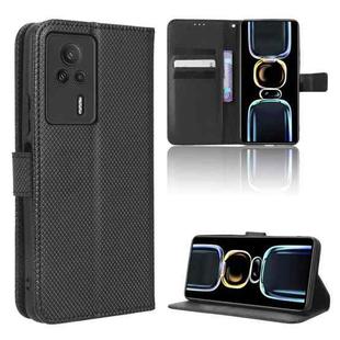 For Xiaomi Redmi K60E 5G Diamond Texture Leather Phone Case(Black)