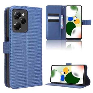 For Xiaomi Redmi Note 12 Pro 5G Speed Diamond Texture Leather Phone Case(Blue)