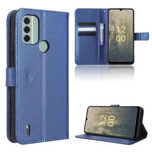 For Nokia C31 Diamond Texture Leather Phone Case(Blue)